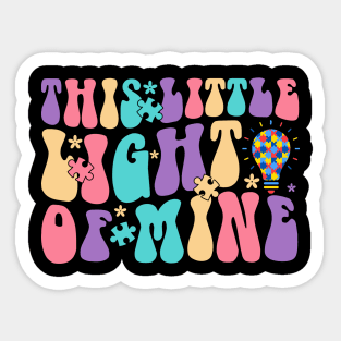 This little light of mine Autism Awareness Gift for Birthday, Mother's Day, Thanksgiving, Christmas Sticker